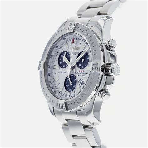 breitling colt chronograph ii a73388|Breitling colt watch.